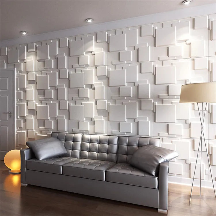 3D PVC Wall Panels – Waterproof Decorative Wall Backdrop Tiles