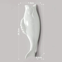 Modern Ceramic Fish Wall Vase – Creative 3D Mural Wall Decor