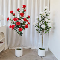 Artificial Rose Tree  | Premium Faux Plant for Home Decor
