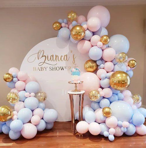 Bean Paste & Maca Balloon Garland Set – Neutral Pastel Party Decoration Kit