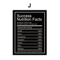 Black & White Motivational Posters – Grind, Grit, and Success Set