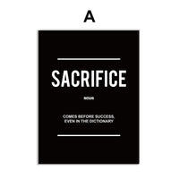 Black & White Motivational Posters – Grind, Grit, and Success Set