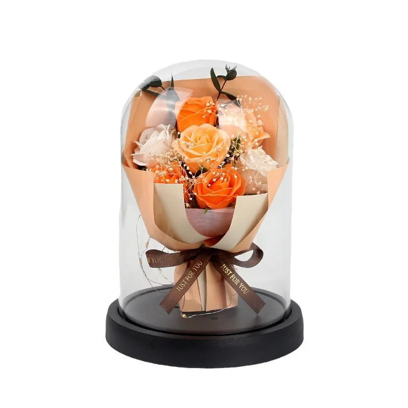 Eternal Rose Flower Bouquet – Romantic Indoor Decor & Gift for Every Special Occasion