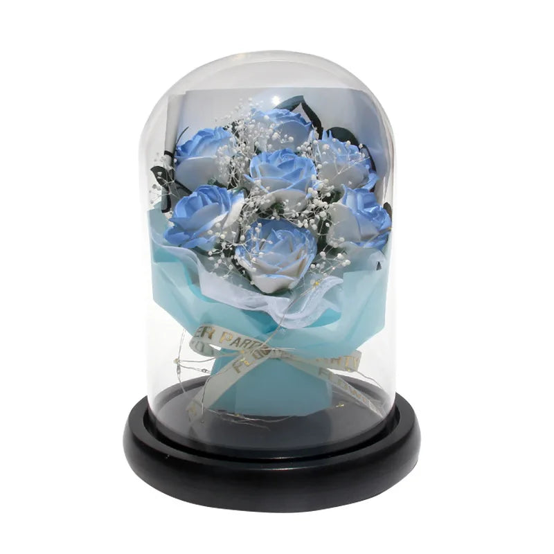 Eternal Rose Flower Bouquet – Romantic Indoor Decor & Gift for Every Special Occasion