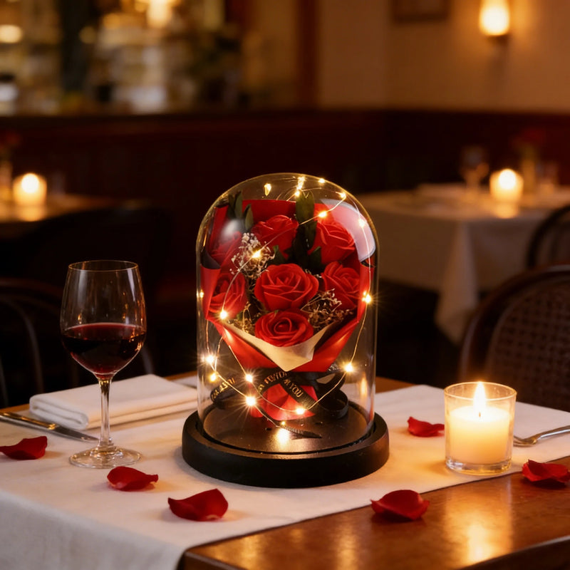 Eternal Rose Flower Bouquet – Romantic Indoor Decor & Gift for Every Special Occasion