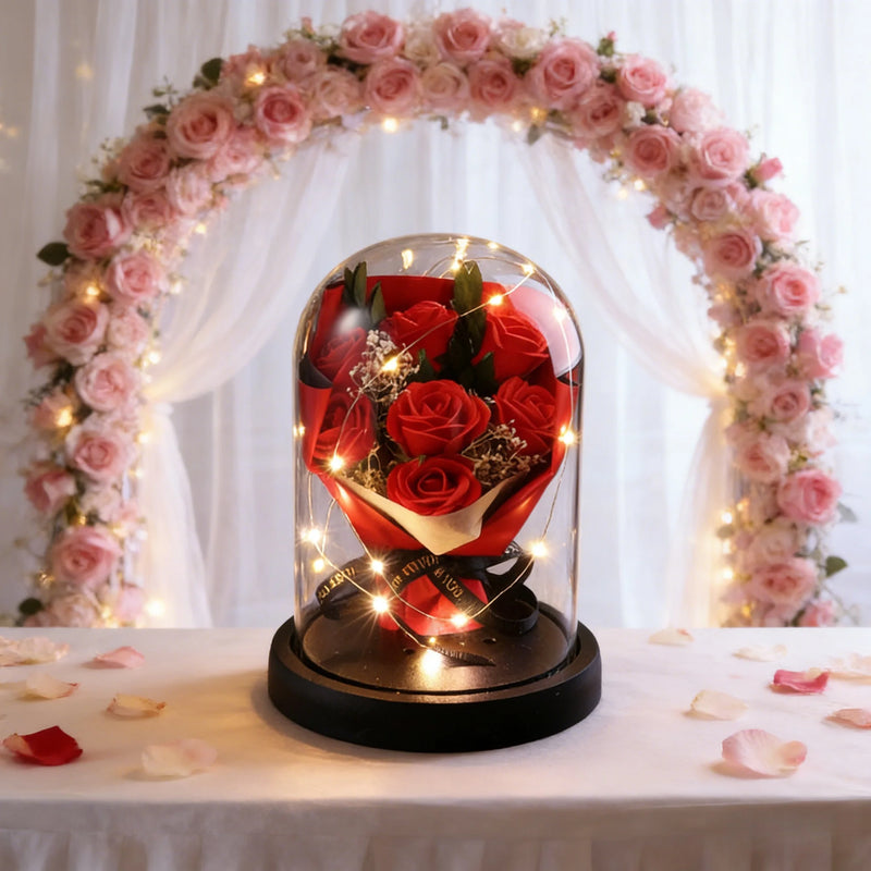 Eternal Rose Flower Bouquet – Romantic Indoor Decor & Gift for Every Special Occasion