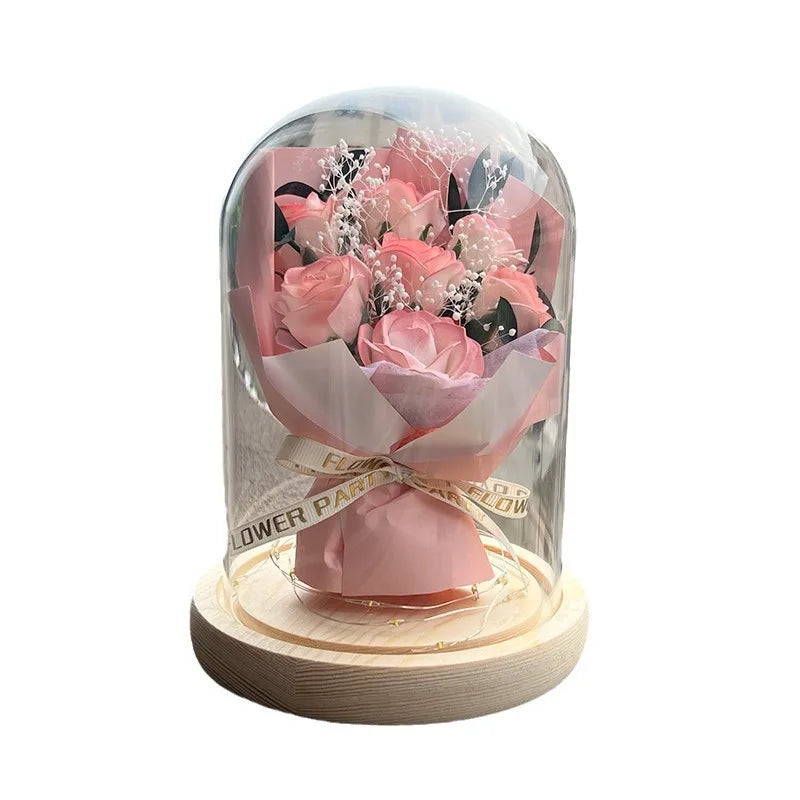 Eternal Rose Flower Bouquet – Romantic Indoor Decor & Gift for Every Special Occasion