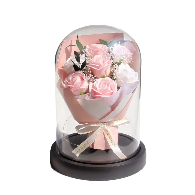 Eternal Rose Flower Bouquet – Romantic Indoor Decor & Gift for Every Special Occasion