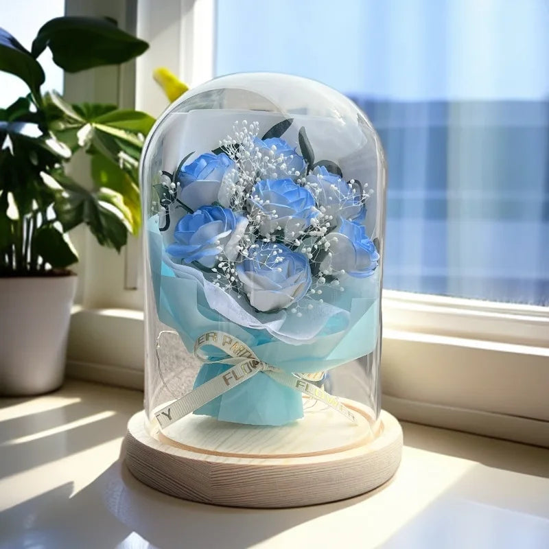 Eternal Rose Flower Bouquet – Romantic Indoor Decor & Gift for Every Special Occasion