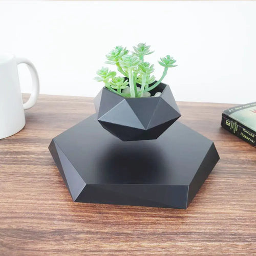 Floating Magnetic Levitating Flower Pot – Floating Planter for Home & Office