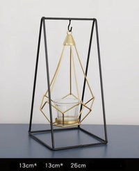 Gold Hanging Tealight Candle Holder