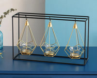 Gold Hanging Tealight Candle Holder