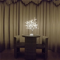 LED Tree Night Light – Touch Switch Pearl Star Table Lamp