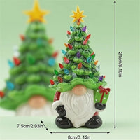LED Christmas Gnome Decoration – Lighted Holiday Figurine for Home & Tree