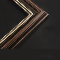 Luxury Beaded Edge Wooden Photo Frame – Dark Finish