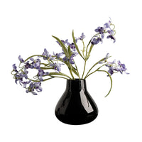 Modern Black Ceramic Vase – Minimalist Home Decor Accent