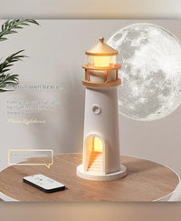 Modern Lighthouse LED Table Lamp – Ambient Decorative Light for Home