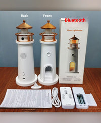 Modern Lighthouse LED Table Lamp – Ambient Decorative Light for Home