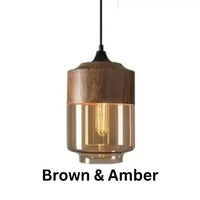 Modern Nordic Glass Pendant Light | Vintage Lamp Home Decor