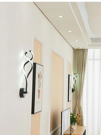Musical Note LED Wall Lamp – Modern Creative Wall Light Decor