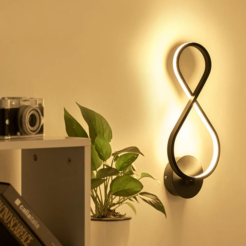 Musical Note LED Wall Lamp – Modern Creative Wall Light Decor