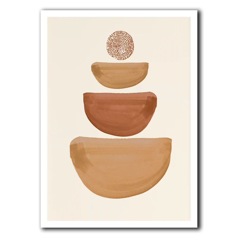Natural Aesthetic Wall Decor – Terracotta Plant Art Posters