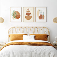 Natural Aesthetic Wall Decor – Terracotta Plant Art Posters