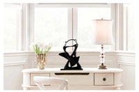 Nordic Art Dancing Couple Figurine – Resin Sculpture for Home Decor