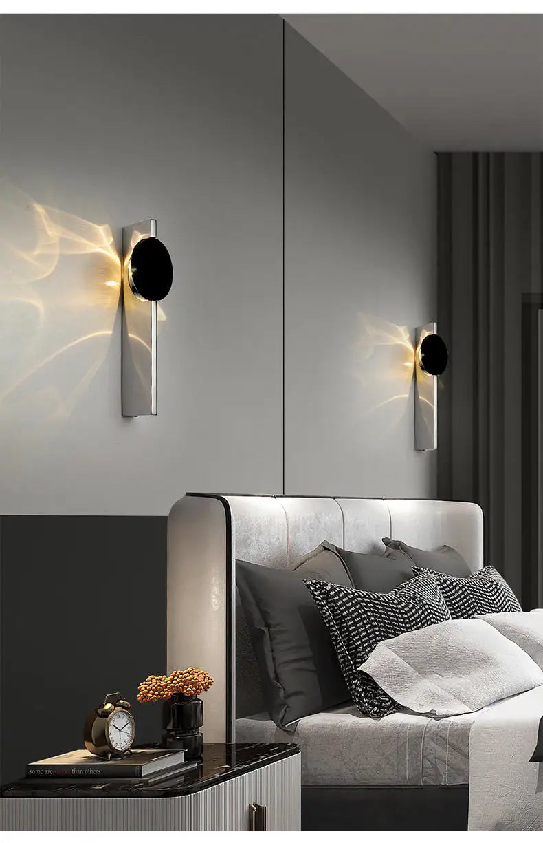 Modern Rotatable Shadow LED Lamp – LED Wall Sconce for Home
