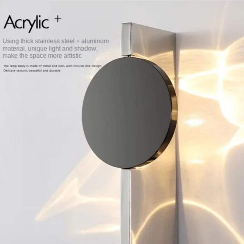Modern Rotatable Shadow LED Lamp – LED Wall Sconce for Home