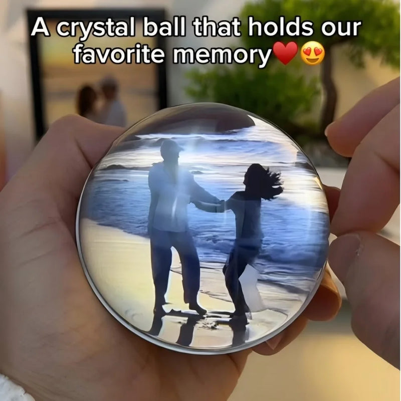 3D Video Crystal Ball Lamp – LED Pixel Display Memory Sphere