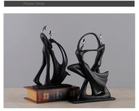 Nordic Art Dancing Couple Resin Figurine – Modern Living Room Home Decor