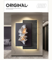 Modern LED Wall Lamp – Minimalist Crystal Porcelain Wall Sconce for Living Room & Corridor