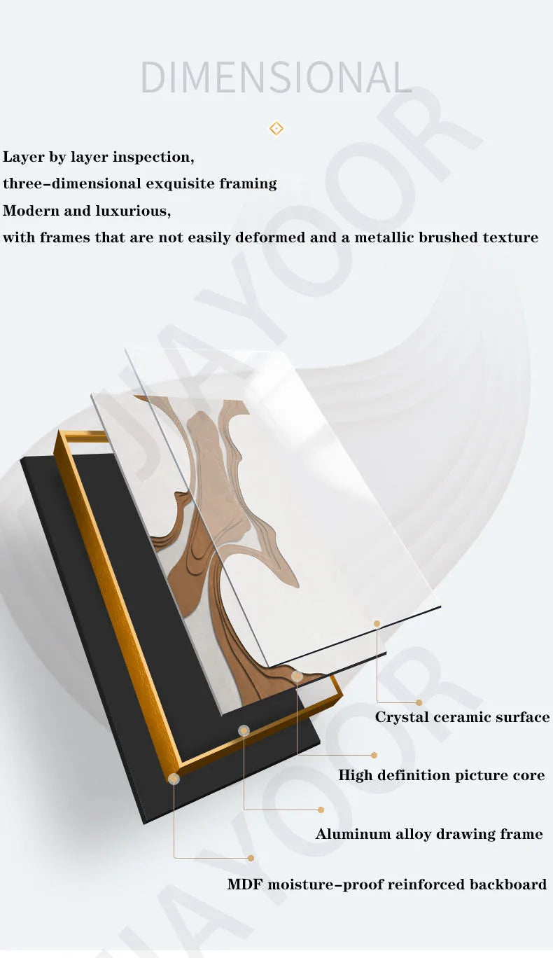 Modern LED Wall Lamp – Minimalist Crystal Porcelain Wall Sconce for Living Room & Corridor