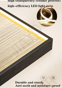 Modern LED Wall Lamp – Minimalist Crystal Porcelain Wall Sconce for Living Room & Corridor