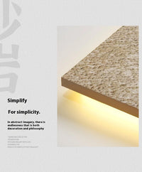 Luxury 3D Sandstone Wall Lamp – Hydroponic Green Plant Entrance & Corridor Decor