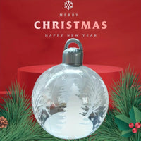 40cm Inflatable Christmas Ornament Ball – Large PVC Outdoor Holiday Yard Decoration