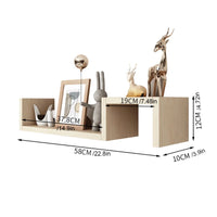 2-Pack Floating Wall Shelves – Heavy-Duty Load-Bearing Wall Storage