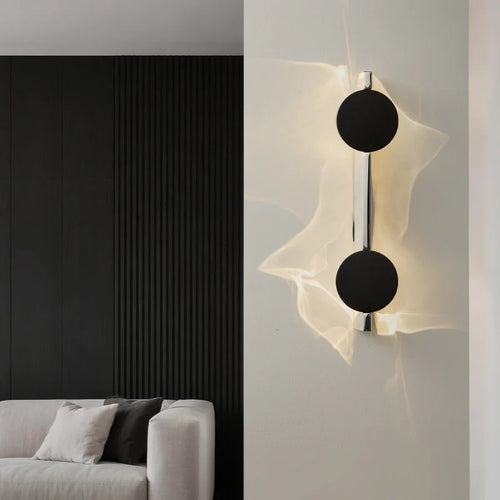 Rotatable Shadow Art LED Wall Sconce – Creative Stainless Steel Ambient Light