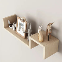 2-Pack Floating Wall Shelves – Heavy-Duty Load-Bearing Wall Storage