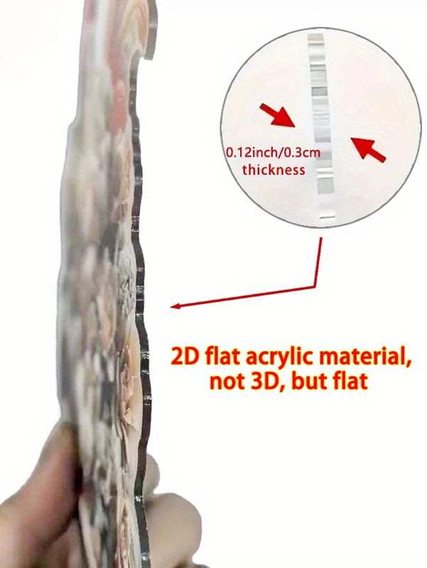 Acrylic Nativity Scene Desktop Decor – Classic Battery-Free Christmas Display