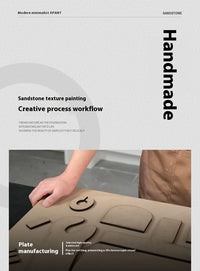 Luxury 3D Sandstone Wall Lamp – Hydroponic Green Plant Entrance & Corridor Decor