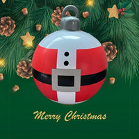 40cm Inflatable Christmas Ornament Ball – Large PVC Outdoor Holiday Yard Decoration