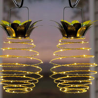 Solar Pineapple Garden Lights | Waterproof Outdoor LED Fairy Path Lamps