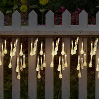 Water Drop String Lights – LED Outdoor Garden Fairy Lights