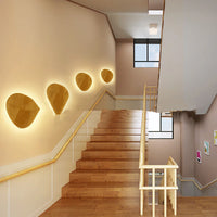 Wooden Log Art Wall Lamp