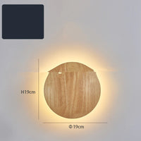 Wooden Log Art Wall Lamp
