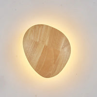 Wooden Log Art Wall Lamp